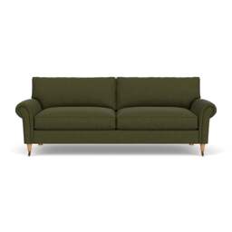 4 Seater Sofa - Forest Green - House Linen Mix - Osbourne - The Cotswold Company - thumbnail 2