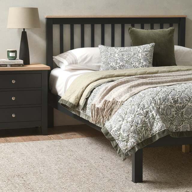 Double Bed - Chester Charcoal - The Cotswold Company - image 1