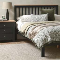 Double Bed - Chester Charcoal - The Cotswold Company - thumbnail 1
