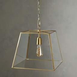Loxley Medium Ceiling Pendant Antique Brass - Home Accessories - The Cotswold Company - thumbnail 2