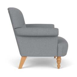 Harriet Armchair - Blue Marl - House Weave - The Cotswold Company - thumbnail 3