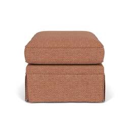 Foot Stool - Brick - Herringbone Weave - Dawson Small - The Cotswold Company - thumbnail 3