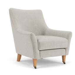 Armchair - Grey Mist - Eco Chenille - Martha - The Cotswold Company - thumbnail 1