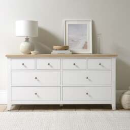 8 Drawer Chest - Chester Pure White - The Cotswold Company - thumbnail 2