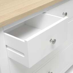 8 Drawer Chest - Chester Pure White - The Cotswold Company - thumbnail 7