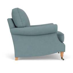 Armchair - Sky blue - House linen mix - Taylor High Back - The Cotswold Company - thumbnail 3
