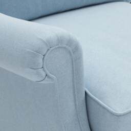 Armchair - Sky blue - House linen mix - Taylor High Back - The Cotswold Company - thumbnail 4