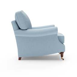 Armchair - Sky blue - House linen mix - Taylor High Back - The Cotswold Company - thumbnail 7