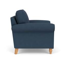 Armchair - Indigo - House Linen Mix - Hurley - The Cotswold Company - thumbnail 3