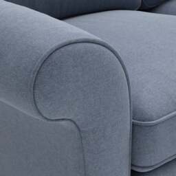 Armchair - Indigo - House Linen Mix - Hurley - The Cotswold Company - thumbnail 5