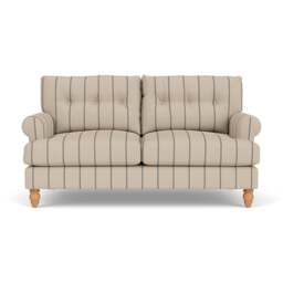 Large 2 Seater Sofa - Charcoal - Compton Stripe - Talbot - The Cotswold Company - thumbnail 2