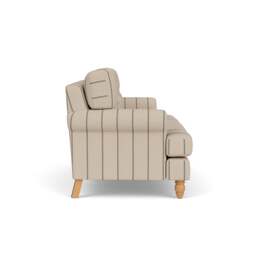 Large 2 Seater Sofa - Charcoal - Compton Stripe - Talbot - The Cotswold Company - thumbnail 3