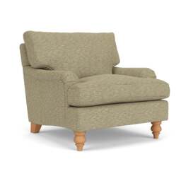 Morris Armchair - Apple - Herringbone Weave - The Cotswold Company