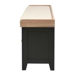 4 Drawer Shoe Bench - Chester Charcoal - The Cotswold Company - thumbnail 5