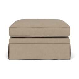 Foot Stool - Natural - House Linen Mix - Dawson Small - The Cotswold Company - thumbnail 2