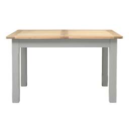 4-6 Seater Extending Dining Table and 4 Tulip Dining Chairs Set - Chester Dove Grey - The Cotswold Company - thumbnail 2