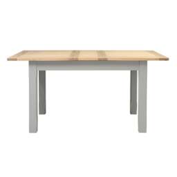 4-6 Seater Extending Dining Table and 4 Tulip Dining Chairs Set - Chester Dove Grey - The Cotswold Company - thumbnail 5