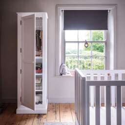 Pensham Pure White Single Wardrobe - The Cotswold Company