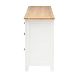 Double Pedestal Dressing Table - Chester Pure White - The Cotswold Company - thumbnail 7