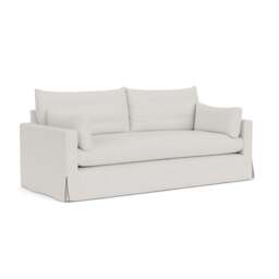 4 Seater Sofa - Grey - Broadway Stripe - Ashton - The Cotswold Company - thumbnail 1