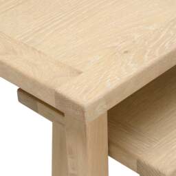 Nest of 2 Tables - Inglesham Whitewash Oak - The Cotswold Company - thumbnail 5