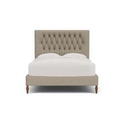 Double Classic Bedstead - Dove Grey - House Linen Mix - Calvert - The Cotswold Company - thumbnail 2