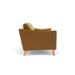 3 Seater Sofa - Mustard - Matt Velvet - Robinson - The Cotswold Company - thumbnail 3