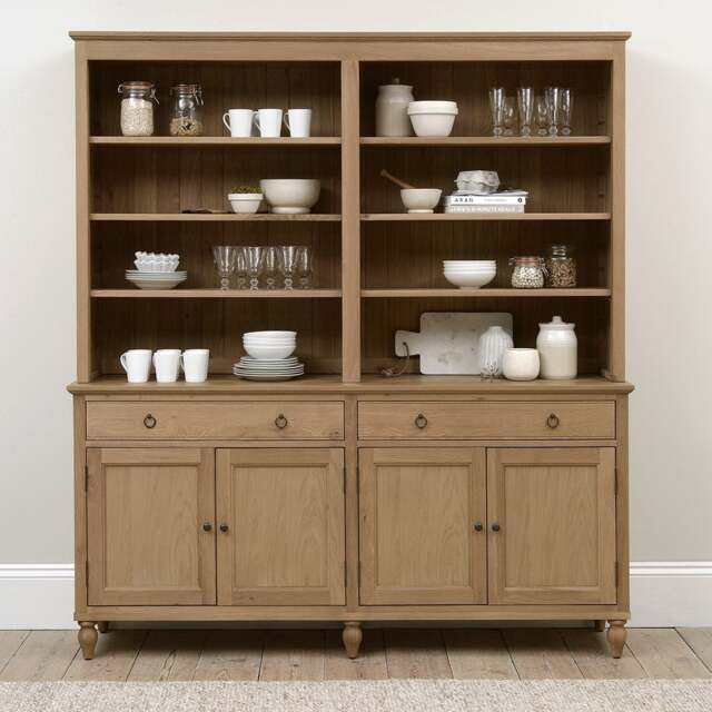Elkstone Mellow Oak Grand Dresser - The Cotswold Company - image 1