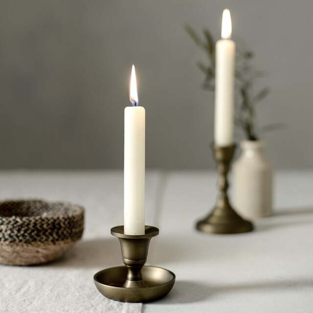 Hampton Antique Brass Small - Candle Holder - The Cotswold Company - image 1
