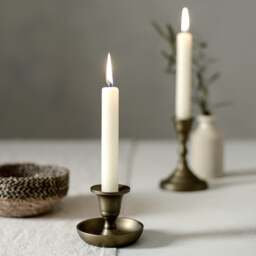 Hampton Antique Brass Small - Candle Holder - The Cotswold Company - thumbnail 1