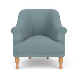 Armchair - Sky blue - House Linen Mix - Everett - The Cotswold Company - thumbnail 2
