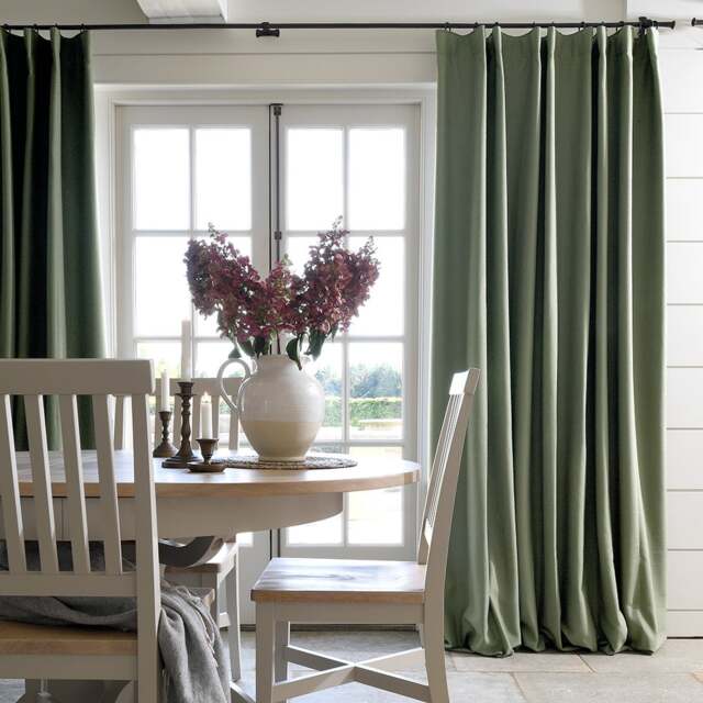 Curtain Pair - 167x137cm - Apsley Sage - The Cotswold Company - image 1