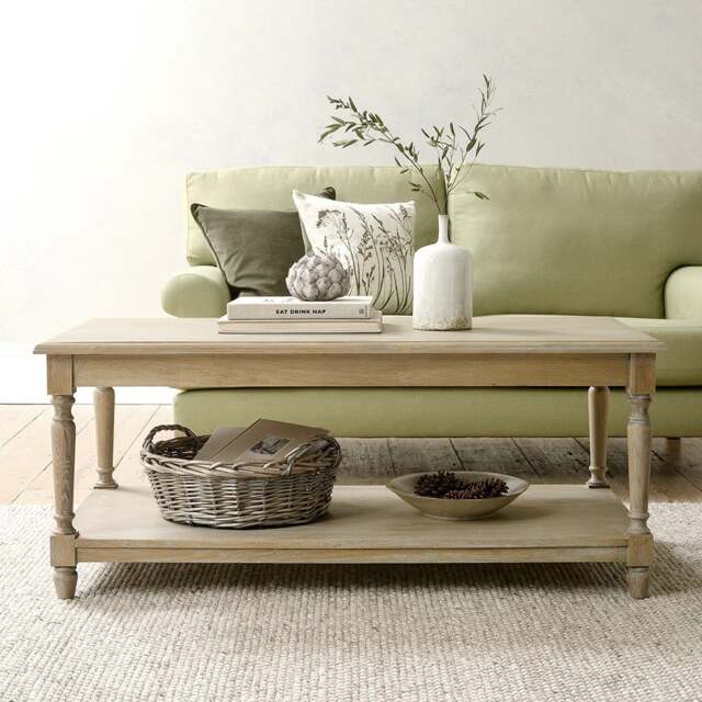Camille Limewash Oak Coffee Table - The Cotswold Company - image 1