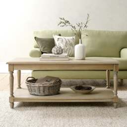 Camille Limewash Oak Coffee Table - The Cotswold Company