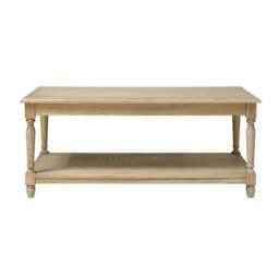 Camille Limewash Oak Coffee Table - The Cotswold Company - thumbnail 4