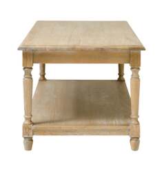 Camille Limewash Oak Coffee Table - The Cotswold Company - thumbnail 5