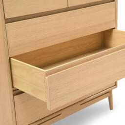 Winson Light Oak 5 Drawer Chest of Drawers - The Cotswold Company - thumbnail 7