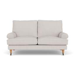 2 Seater Sofa - Soft White - Luxury Italian Linen - Stewart - The Cotswold Company - thumbnail 2