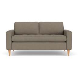 Large 2 Seater Sofa - Mid Grey - House Linen Mix - Saxon - The Cotswold Company - thumbnail 2