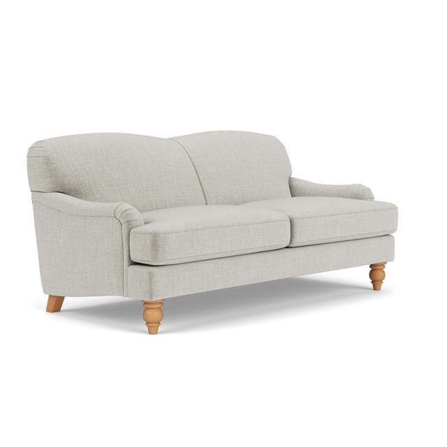 3 Seater Sofa - Grey Mist - Eco Chenille - Ashbee - The Cotswold Company - image 1