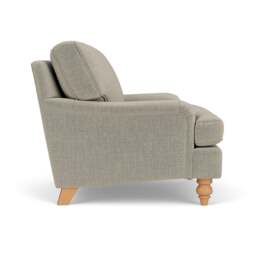 Armchair - Natural - Eco Chenille - Morris - The Cotswold Company - thumbnail 3