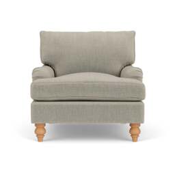 Armchair - Natural - Eco Chenille - Morris - The Cotswold Company - thumbnail 2