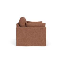 Large 2 Seater Sofa - Brick Marl - Aquaclean Oxford - Ashton - The Cotswold Company - thumbnail 3