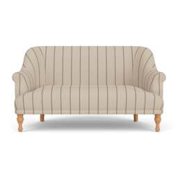 2 Seater Sofa - Charcoal - Compton Stripe - Everett - The Cotswold Company - thumbnail 2