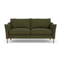 3 Seater Sofa - Forest Green - House Linen Mix - Robinson - The Cotswold Company - thumbnail 2