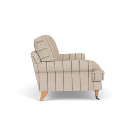 2 Seater Sofa - Charcoal - Compton Stripe - Stewart - The Cotswold Company - thumbnail 3