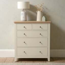 5 Drawer Chest - Chester Classic Cream - The Cotswold Company - thumbnail 2