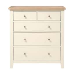 5 Drawer Chest - Chester Classic Cream - The Cotswold Company - thumbnail 4