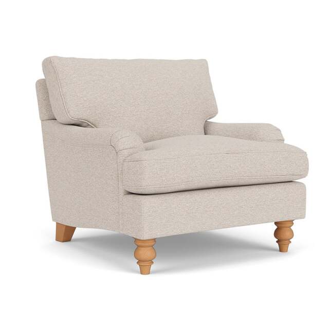 Armchair - Natural - House Weave - Morris - The Cotswold Company - image 1