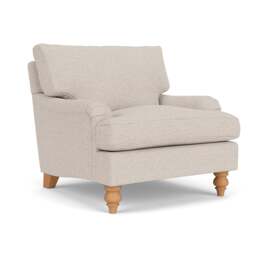 Armchair - Natural - House Weave - Morris - The Cotswold Company - thumbnail 1